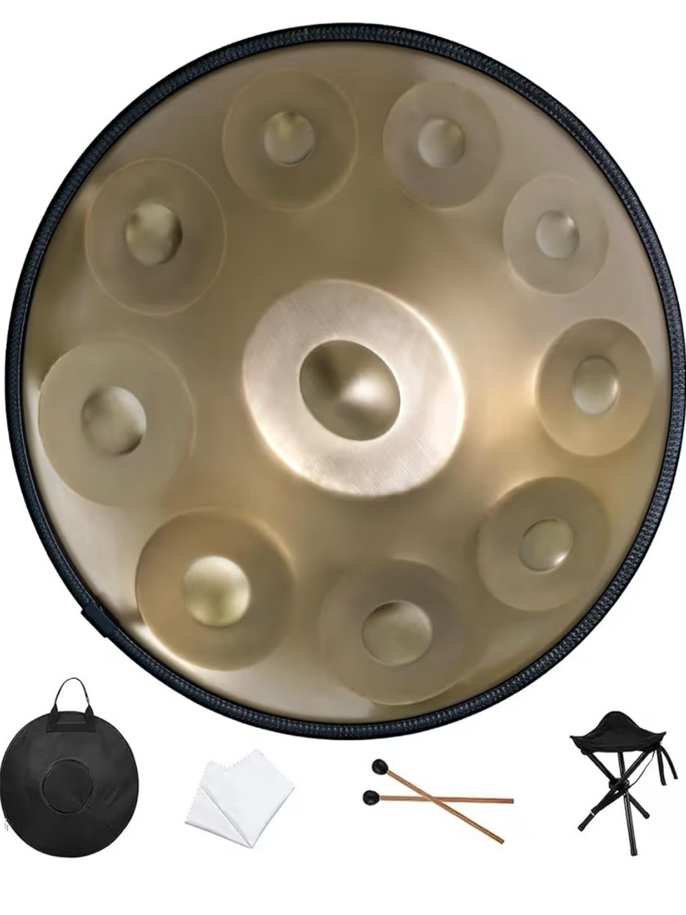 New 22 inch Steel Hand Pan Drum Set